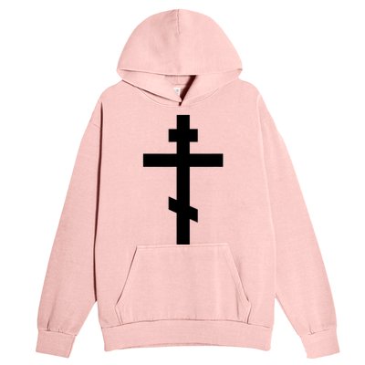 Orthodox Cross Byzantine Russian Orthodox Cross Urban Pullover Hoodie