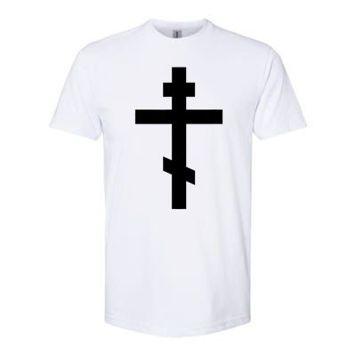 Orthodox Cross Byzantine Russian Orthodox Cross Softstyle® CVC T-Shirt