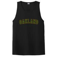 Oakland City Baseball Retro Vintage Baseball Lover Oakland PosiCharge Competitor Tank