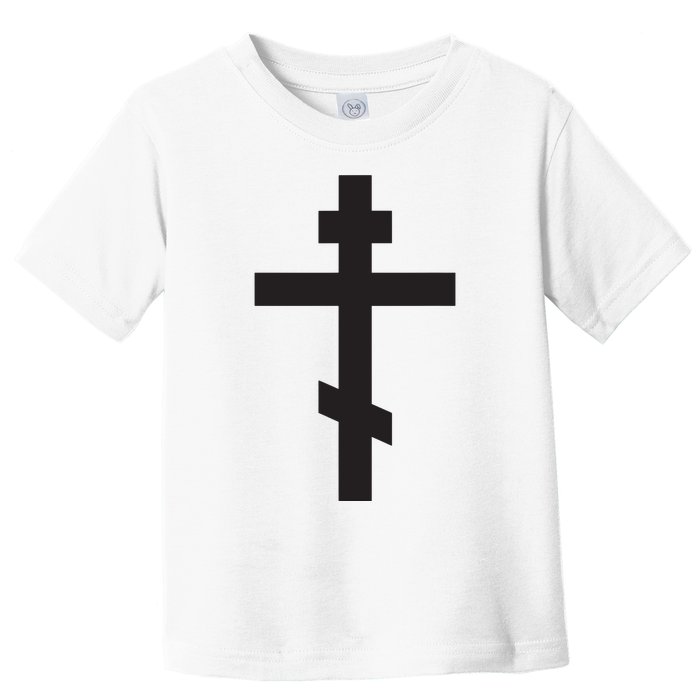 Orthodox Cross Byzantine Russian Orthodox Cross Toddler T-Shirt