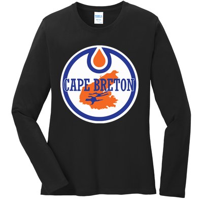 Oilers Cape Breton Ladies Long Sleeve Shirt