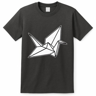 Origami Crane Blackwork Minimal T-Shirt