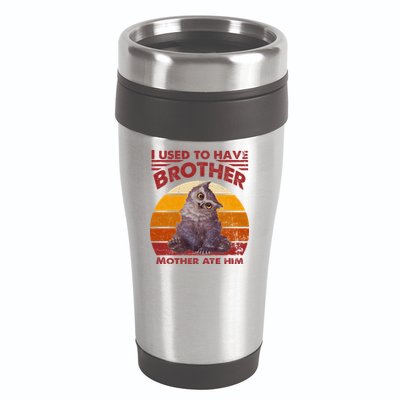 Owlbear Cub BaldurS Gate 3 I Used To Have Brother Vintage 16oz Travel Tumbler