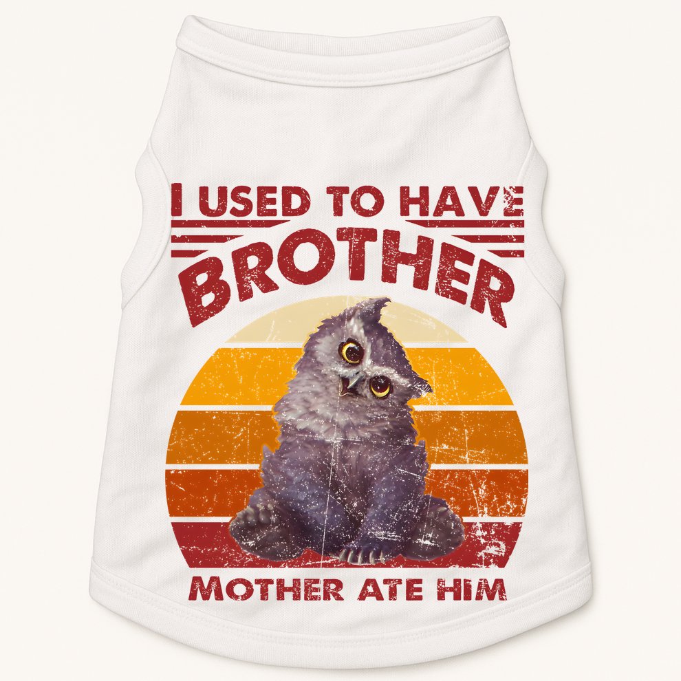 Owlbear Cub BaldurS Gate 3 I Used To Have Brother Vintage Doggie Tank