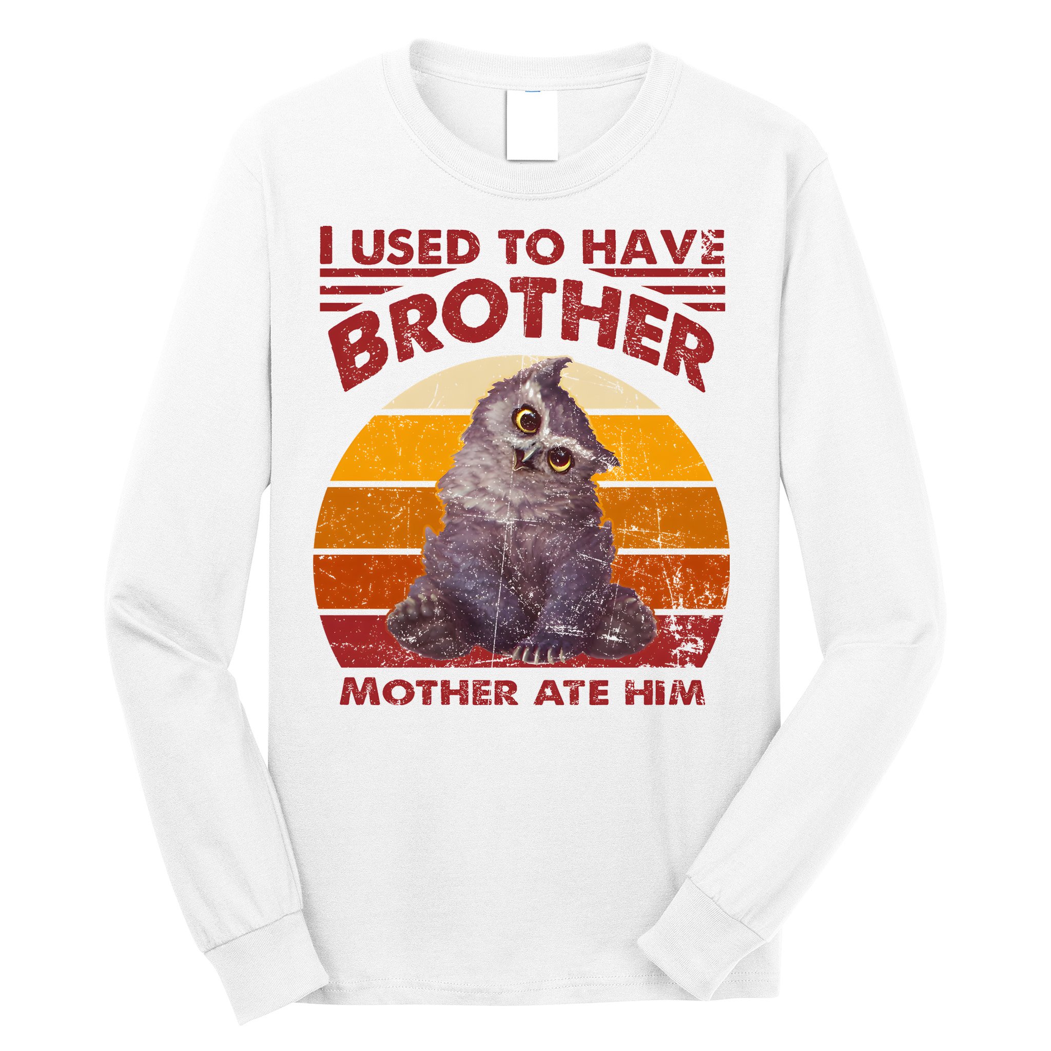 Owlbear Cub BaldurS Gate 3 I Used To Have Brother Vintage Long Sleeve Shirt