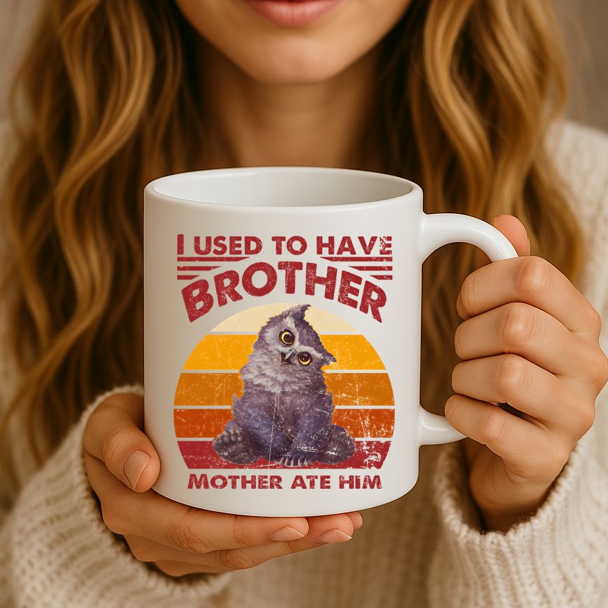 Owlbear Cub BaldurS Gate 3 I Used To Have Brother Vintage Mug