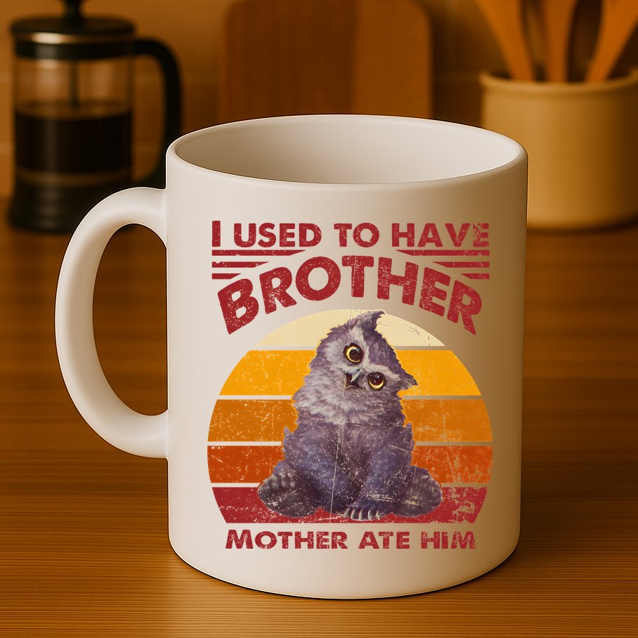 Owlbear Cub BaldurS Gate 3 I Used To Have Brother Vintage Mug