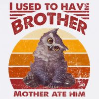 Owlbear Cub BaldurS Gate 3 I Used To Have Brother Vintage Flat Bill Trucker Hat