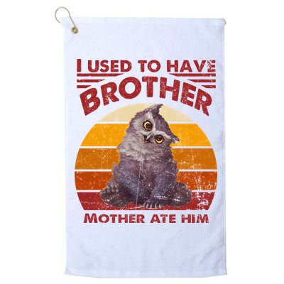 Owlbear Cub BaldurS Gate 3 I Used To Have Brother Vintage Golf Towel