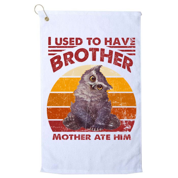 Owlbear Cub BaldurS Gate 3 I Used To Have Brother Vintage Golf Towel