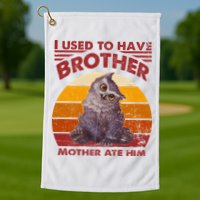 Owlbear Cub BaldurS Gate 3 I Used To Have Brother Vintage Golf Towel
