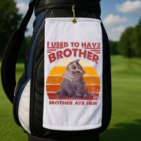 Owlbear Cub BaldurS Gate 3 I Used To Have Brother Vintage Golf Towel