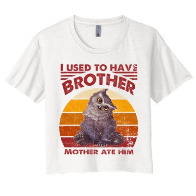 Owlbear Cub BaldurS Gate 3 I Used To Have Brother Vintage Crop Top