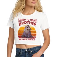 Owlbear Cub BaldurS Gate 3 I Used To Have Brother Vintage Crop Top