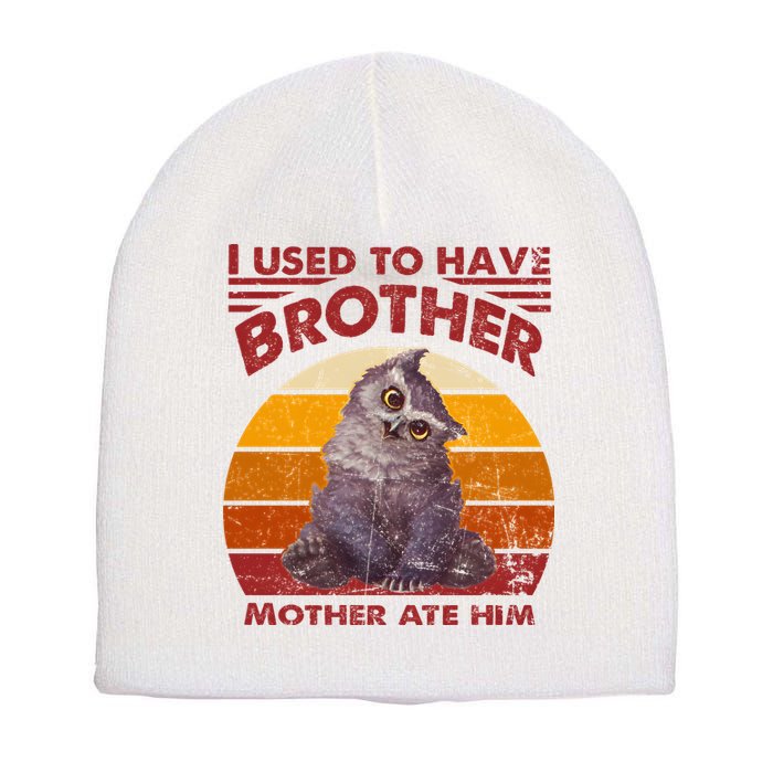 Owlbear Cub BaldurS Gate 3 I Used To Have Brother Vintage Short Acrylic Beanie