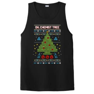 Oh Chemistree Chemist Tree Ugly Chemistry Christmas Gift PosiCharge Competitor Tank