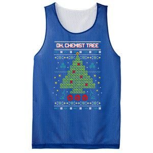 Oh Chemistree Chemist Tree Ugly Chemistry Christmas Gift Mesh Reversible Basketball Jersey Tank