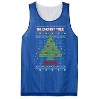 Oh Chemistree Chemist Tree Ugly Chemistry Christmas Gift Mesh Reversible Basketball Jersey Tank