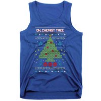 Oh Chemistree Chemist Tree Ugly Chemistry Christmas Gift Tank Top