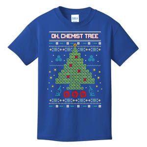 Oh Chemistree Chemist Tree Ugly Chemistry Christmas Gift Kids T-Shirt