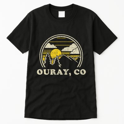Ouray Colorado Co Vintage Hiking Mountains Tall T-Shirt