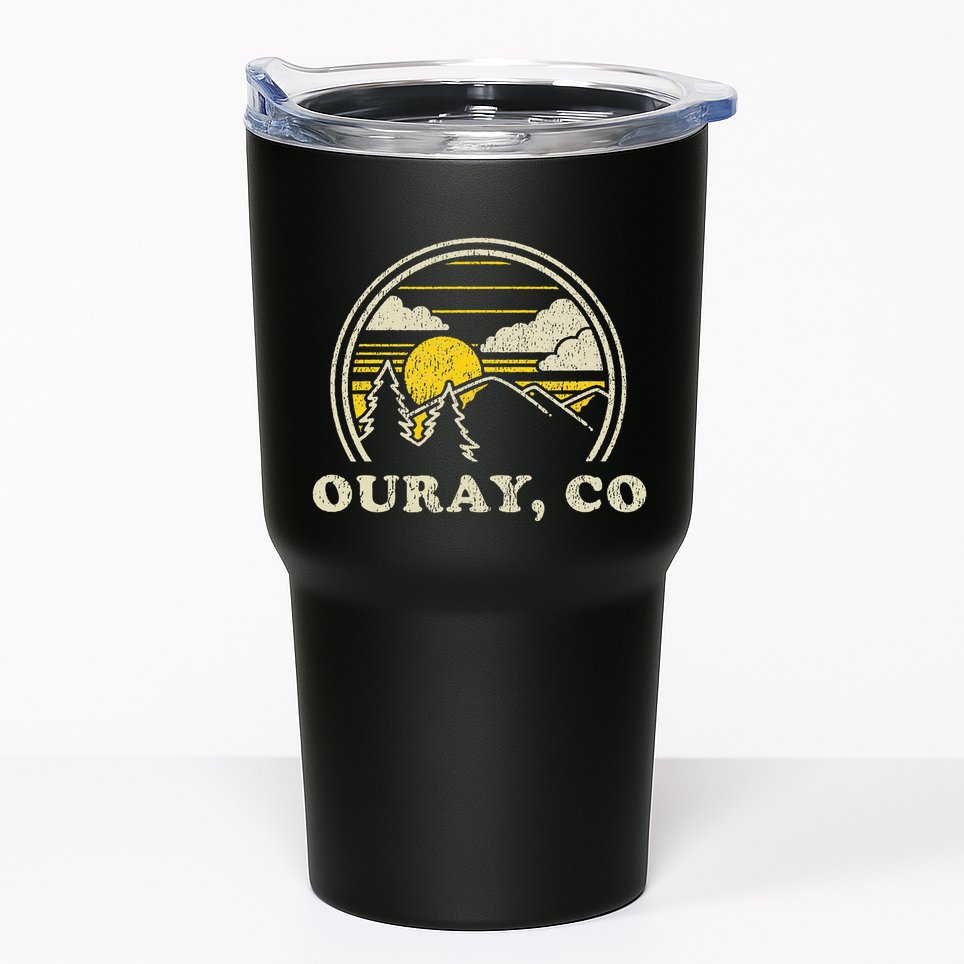 Ouray Colorado Co Vintage Hiking Mountains Tumbler