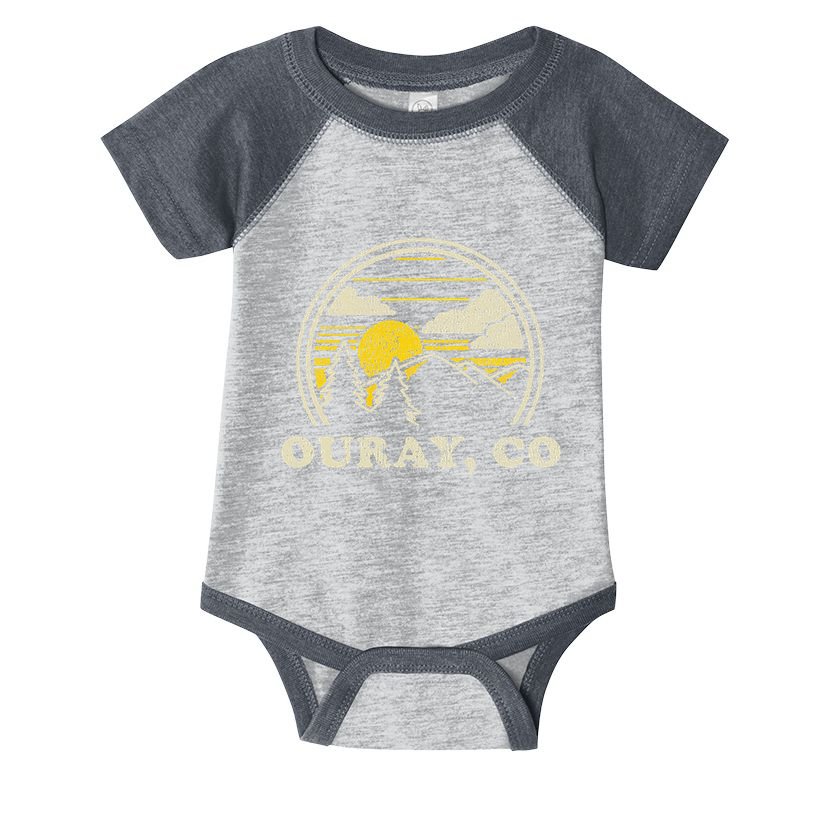 Ouray Colorado Co Vintage Hiking Mountains Infant Baby Jersey Bodysuit