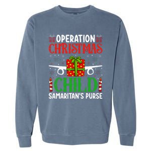 Operation Christmas Child SamaritanS Purse Chirstmas Theme Garment-Dyed Sweatshirt