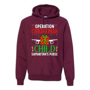 Operation Christmas Child SamaritanS Purse Chirstmas Theme Premium Hoodie