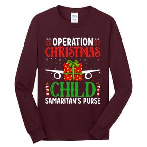 Operation Christmas Child SamaritanS Purse Chirstmas Theme Tall Long Sleeve T-Shirt