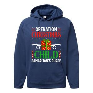 Operation Christmas Child SamaritanS Purse Chirstmas Theme Performance Fleece Hoodie