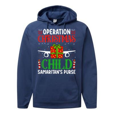 Operation Christmas Child SamaritanS Purse Chirstmas Theme Performance Fleece Hoodie