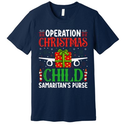 Operation Christmas Child SamaritanS Purse Chirstmas Theme Premium T-Shirt