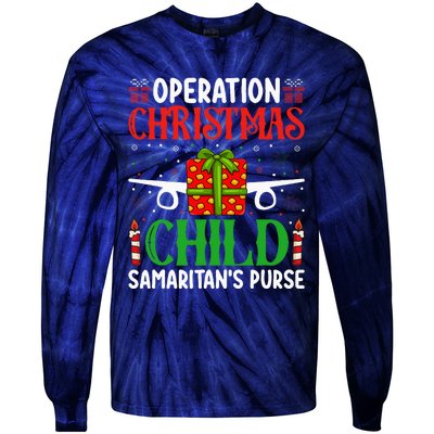 Operation Christmas Child SamaritanS Purse Chirstmas Theme Tie-Dye Long Sleeve Shirt