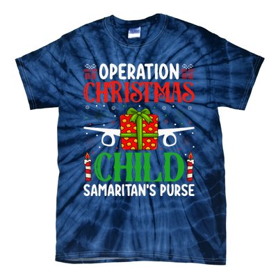 Operation Christmas Child SamaritanS Purse Chirstmas Theme Tie-Dye T-Shirt