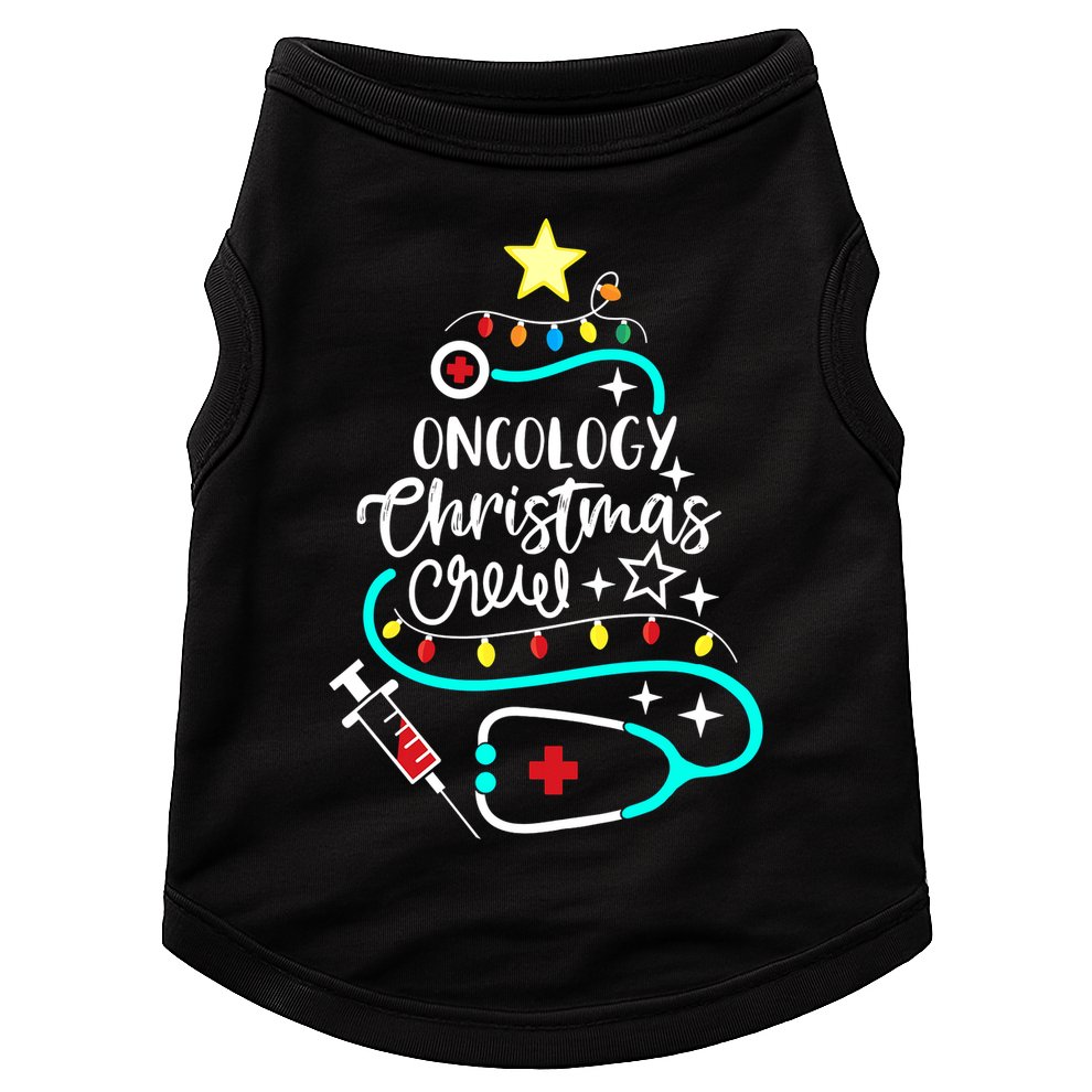 Oncology Christmas Crew Oncology Nurse Oncologist Secretary Doggie Tank
