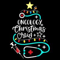 Oncology Christmas Crew Oncology Nurse Oncologist Secretary Womens Tank Top