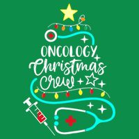 Oncology Christmas Crew Oncology Nurse Oncologist Secretary Tall T-Shirt