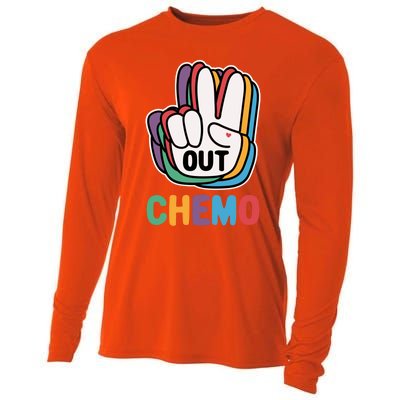 Out Chemo Cute Last Day Of Chemo Cancer Warrior Gift Cooling Performance Long Sleeve Crew