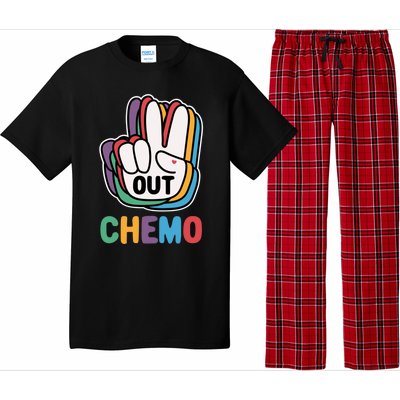 Out Chemo Cute Last Day Of Chemo Cancer Warrior Gift Pajama Set