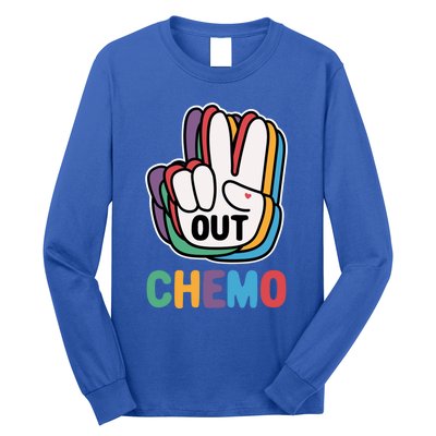 Out Chemo Cute Last Day Of Chemo Cancer Warrior Gift Long Sleeve Shirt