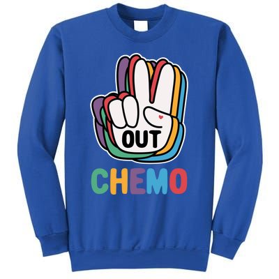 Out Chemo Cute Last Day Of Chemo Cancer Warrior Gift Sweatshirt