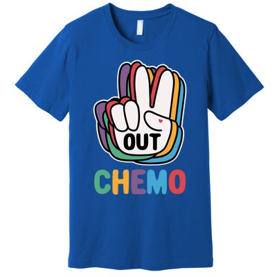 Out Chemo Cute Last Day Of Chemo Cancer Warrior Gift Premium T-Shirt