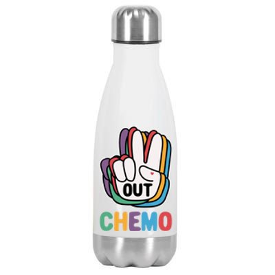 Out Chemo Cute Last Day Of Chemo Cancer Warrior Gift Stainless Steel Insulated Water Bottle