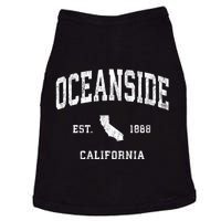 Oceanside California Ca Vintage Athletic Doggie Tank