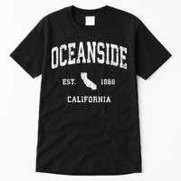 Oceanside California Ca Vintage Athletic Tall T-Shirt