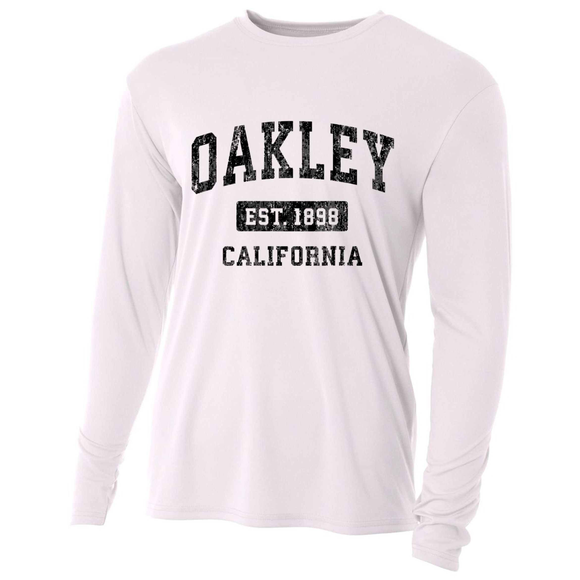 Oakley California Ca Vintage Established Sports Design Cooling Performance Long Sleeve Crew