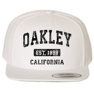 Oakley California Ca Vintage Established Sports Design Wool Snapback Cap