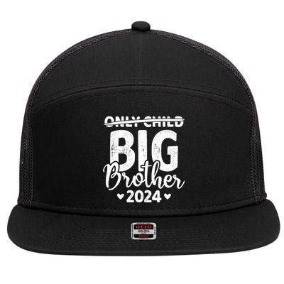 Only Child Crossed Out Big Brother 2024 Pregnancy Announce 7 Panel Mesh Trucker Snapback Hat