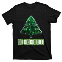 Oh Circuitree Christmas Electronics Circuit Board T-Shirt